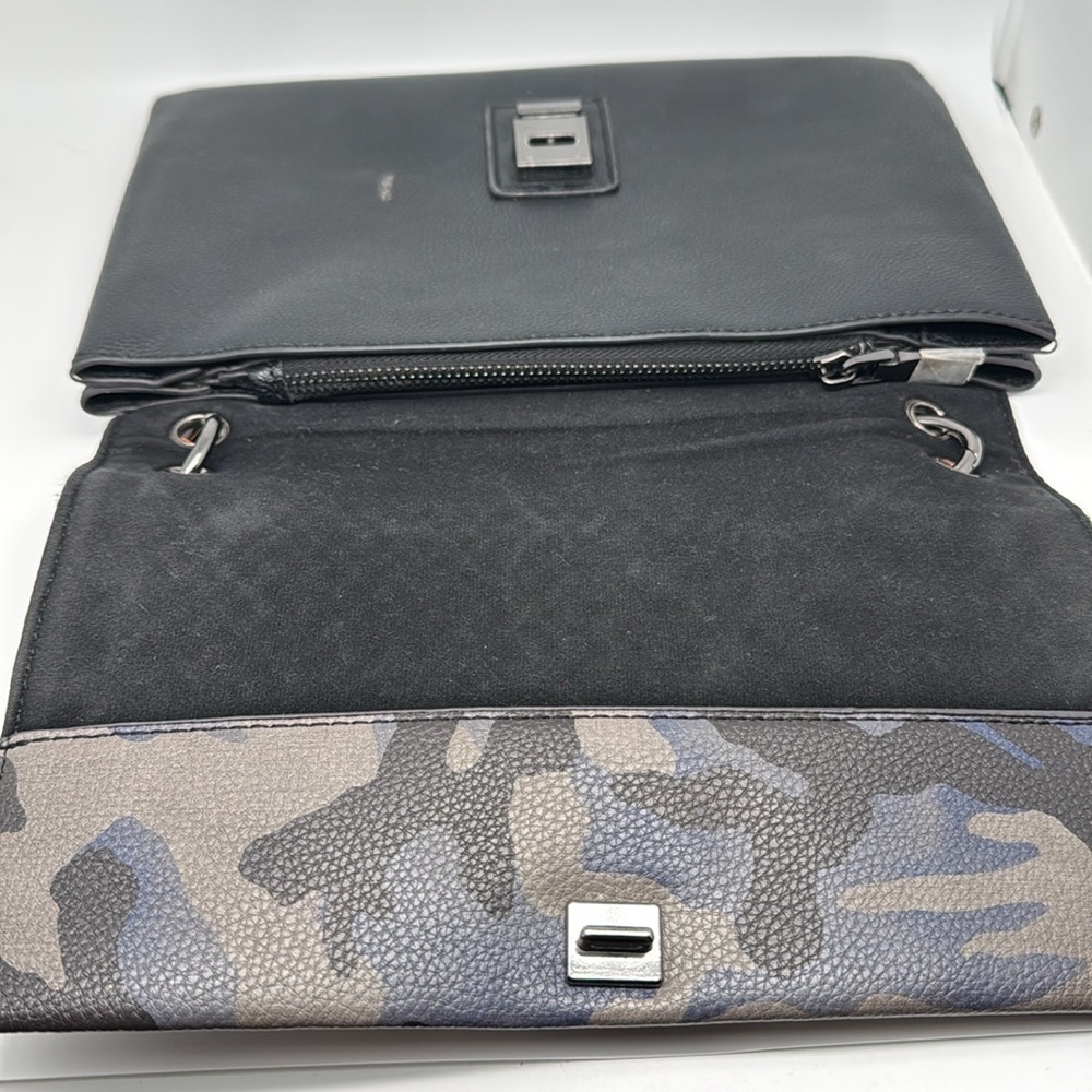 Nicole Lee USA Fun Chain Crossbody Black Gray Bag‎ Purse - Picture 9 of 11